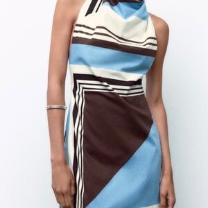 Zara Poplin Stripe Dress